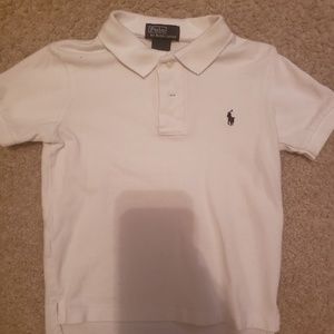 Boys Ralph Lauren Polo Cream Colored 4t Shirt
